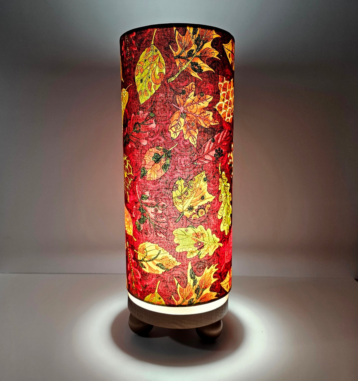 Crimson Jeweled Leaves