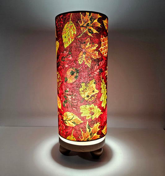 Crimson Jeweled Leaves