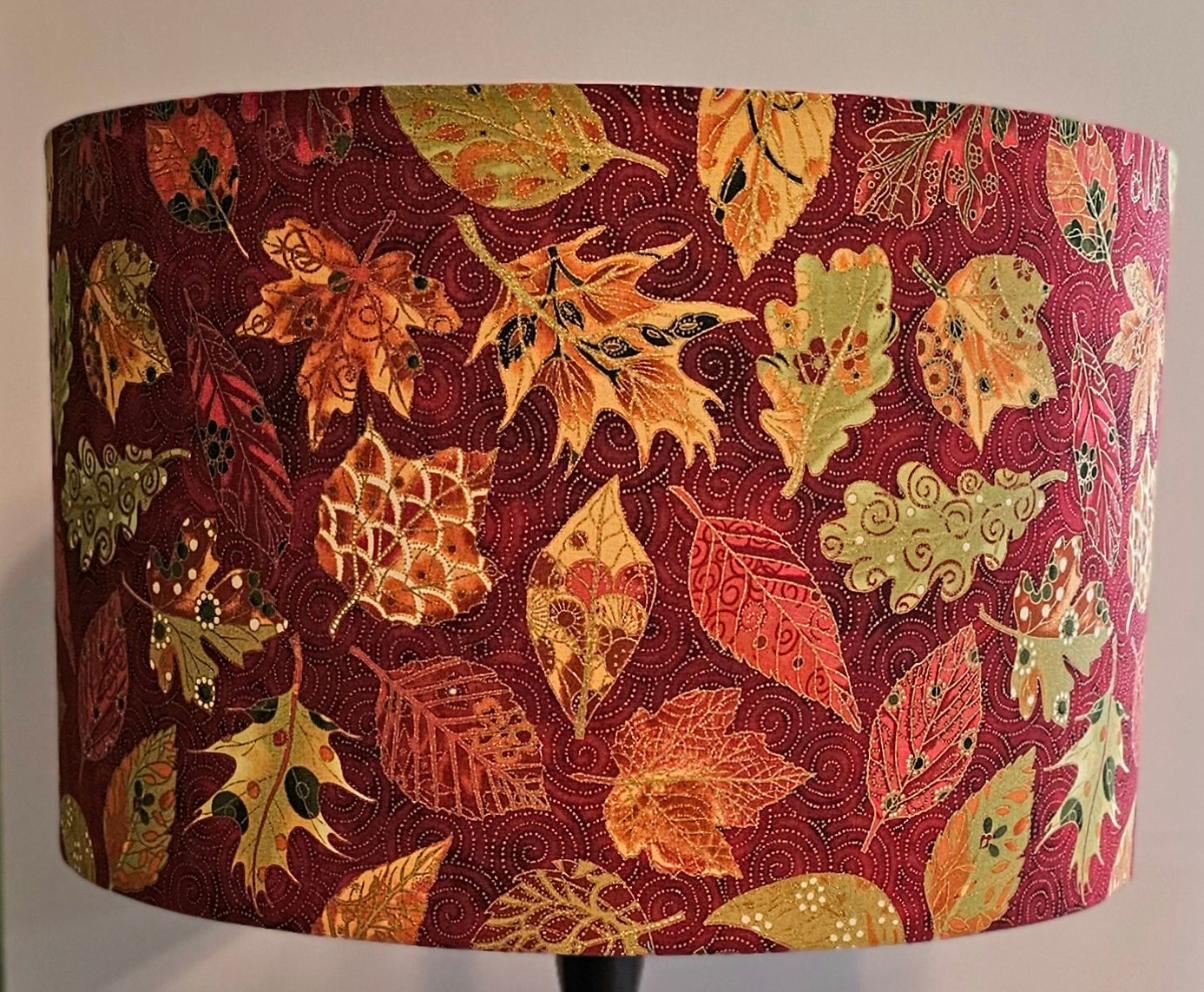 Crimson Jeweled Leaves