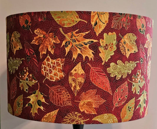 Crimson Jeweled Leaves