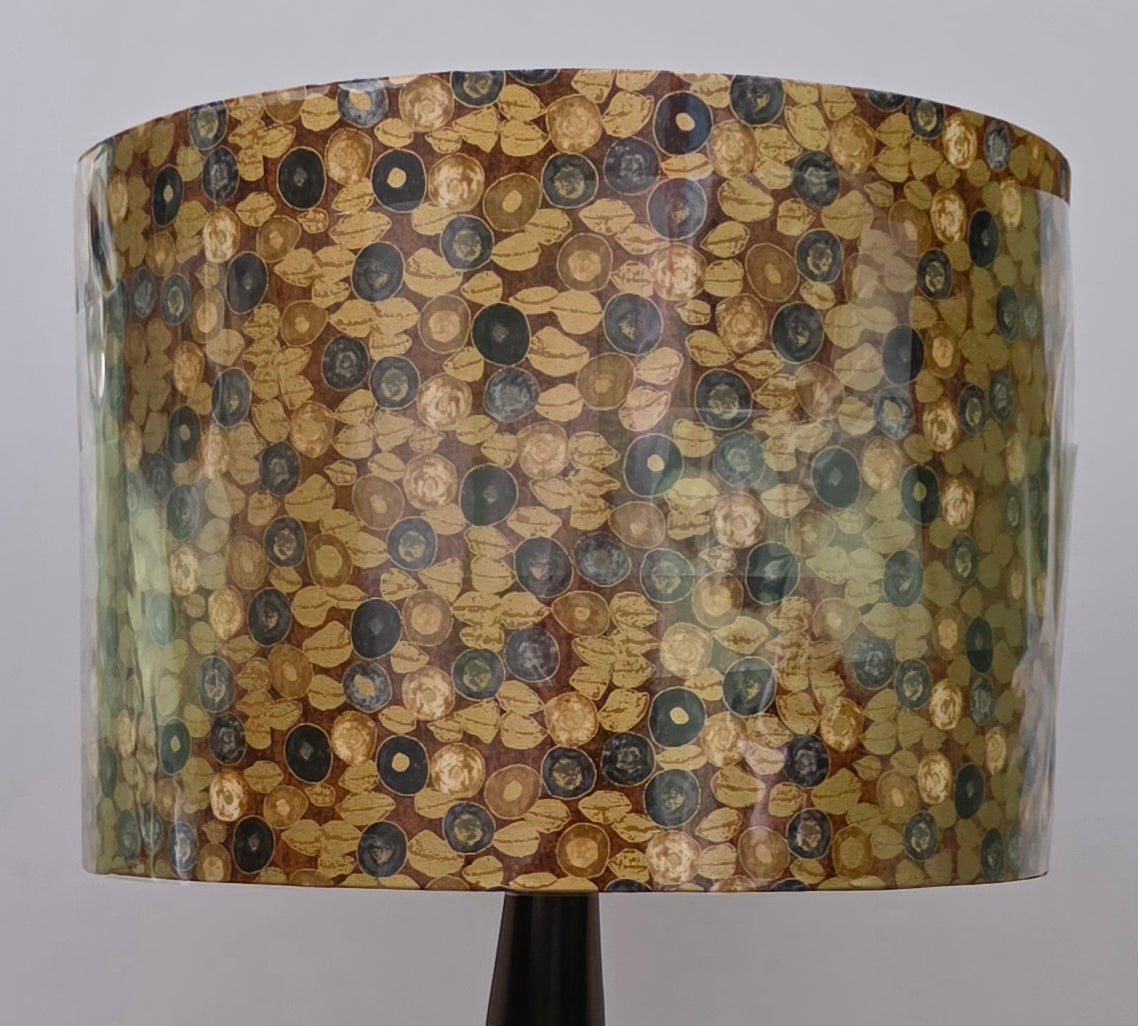 Golden Frieze Drum Lampshade