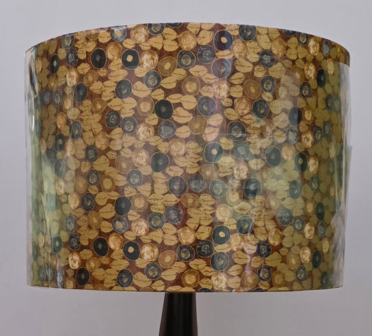 Golden Frieze Drum Lampshade